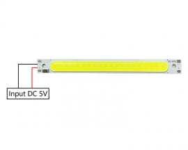 5PCS DC 5V 3W LED Lamp Board White Light 600mA 400LM 6500K for USB Touch Dimmer